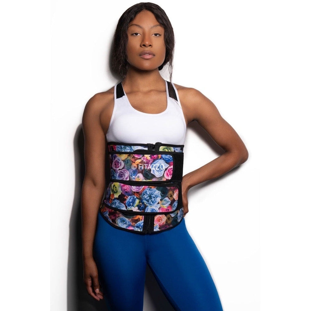 Floral Latex Waist Trainer