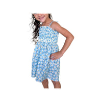 White Flowers Printed Dress-Children’s dress-Fitazzo