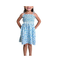 White Flowers Printed Dress-Children’s dress-Fitazzo