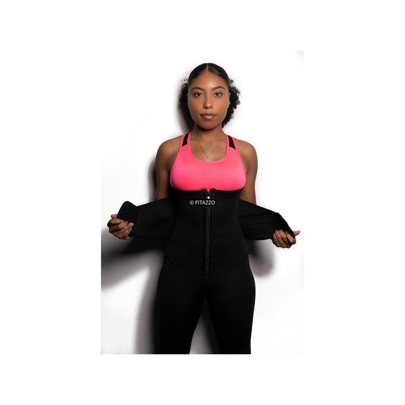 Neoprene Double strap Heavy Duty Waist Trainer-Slimming wear-Fitazzo