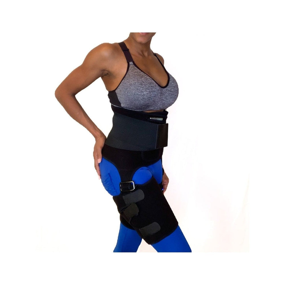 Waist and Thigh Master 2 (with front pocket)-Slimming belts-Fitazzo
