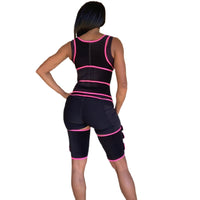Full Coverage, Double Belt, Waist, and Thigh Waist Trainer-Slimming belts-Fitazzo