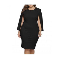 Open Arm Black Dress-Dress-Fitazzo