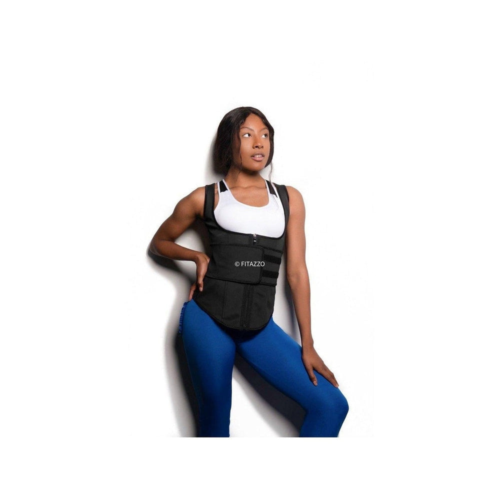 Full coverage Latex Waist Trainer / Vest-Waist Trainer-Fitazzo
